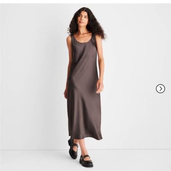 NEW Future Collective with Reese Blutstein Midi Maxi Slip Dress - Picture 7 of 8